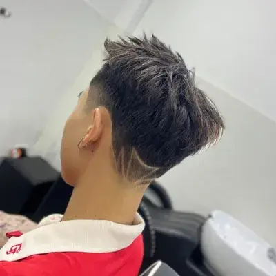 Kiểu tóc fade thực hiện tại Dema Barber